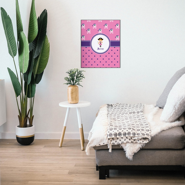 Pink Pirate 20x24 Wood Print - In Context