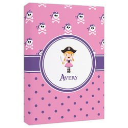 Pink Pirate Canvas Print - 20x30 (Personalized)