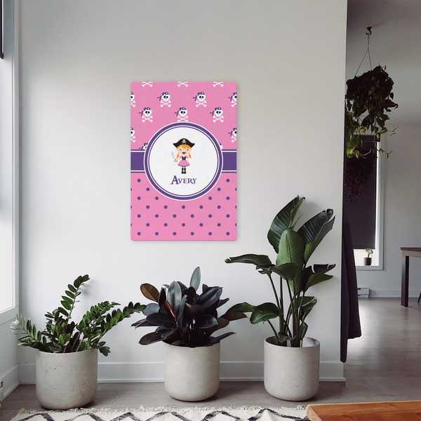 Pink Pirate 20x30 - Canvas Print - In Context
