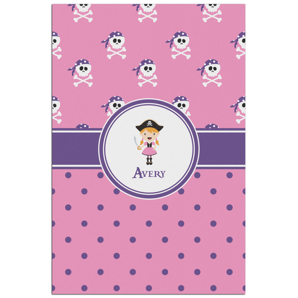 Custom Pink Pirate Poster - Matte - 24x36 (Personalized)