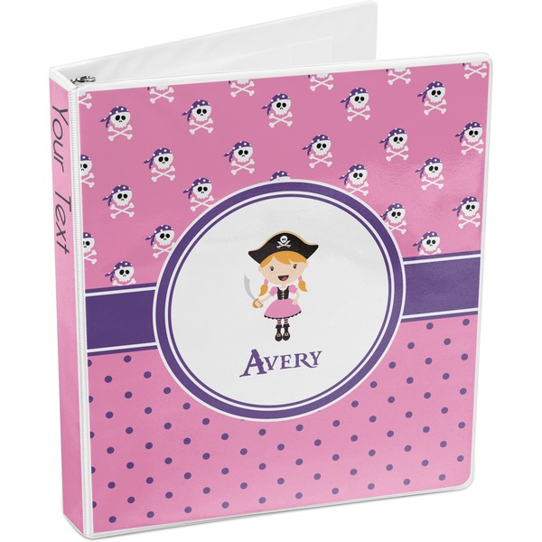 Pink Pirate 3-Ring Binder 3/4 - Main