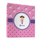 Pink Pirate 3 Ring Binders - Full Wrap - 1" - FRONT