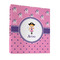 Pink Pirate 3 Ring Binder - Full Wrap - 1" (Personalized)