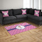 Pink Pirate 4'x6' Indoor Area Rugs - IN CONTEXT