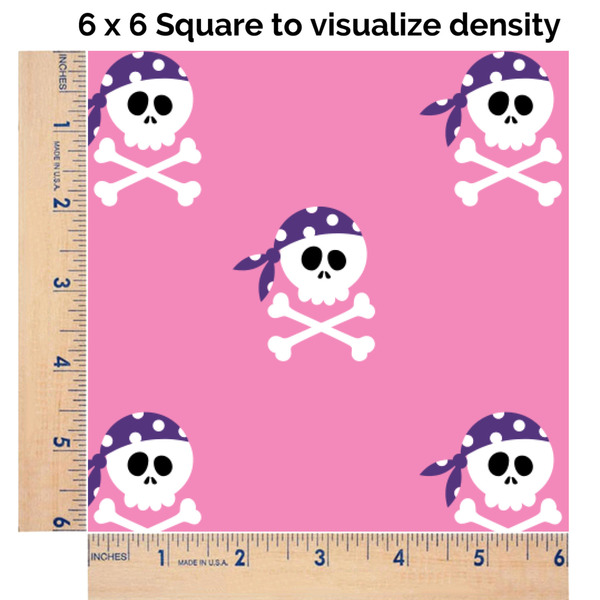 Pink Pirate 6x6 Swatch of Fabric