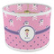 Pink Pirate 8" Drum Lampshade - ANGLE Poly-Film