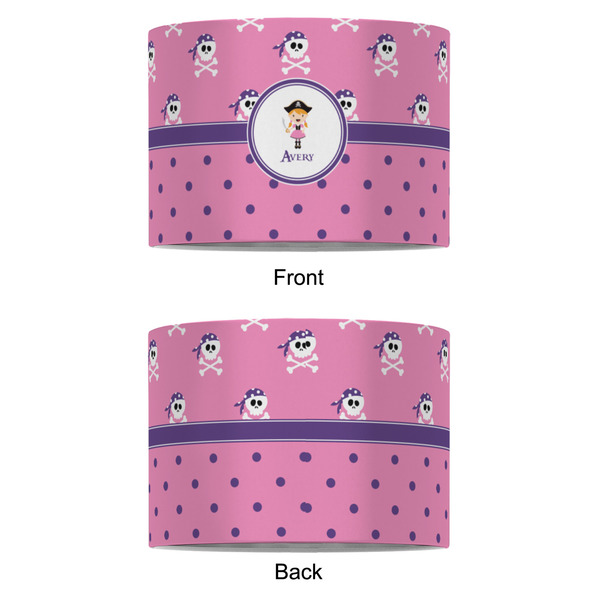 Pink Pirate 8" Drum Lampshade - APPROVAL (Fabric)