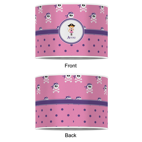 Pink Pirate 8" Drum Lampshade - APPROVAL (Poly Film)