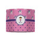 Pink Pirate 8" Drum Lampshade - FRONT (Fabric)