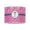 Pink Pirate 8" Drum Lampshade - FRONT (Poly Film)