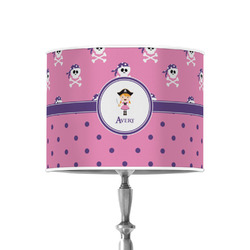 Pink Pirate 8" Drum Lamp Shade - Poly-film (Personalized)