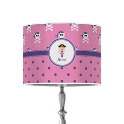 Pink Pirate 8" Drum Lamp Shade - Poly-film (Personalized)