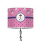 Pink Pirate 8" Drum Lamp Shade - Poly-film (Personalized)