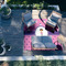 Pink Pirate 8'x10' Patio Rug - In context