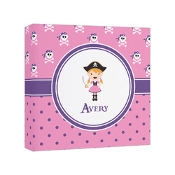 Pink Pirate Canvas Print - 8x8 (Personalized)