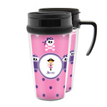 Pink Pirate Acrylic Travel Mug (Personalized)