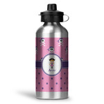 Pink Pirate Water Bottles - 20 oz - Aluminum (Personalized)
