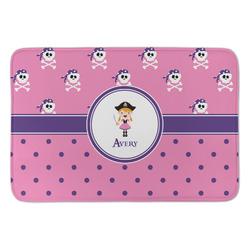 Pink Pirate Anti-Fatigue Kitchen Mat (Personalized)