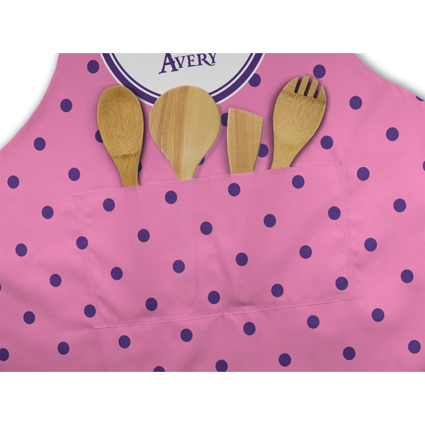 Pink Pirate Apron - Pocket Detail with Props