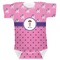 Pink Pirate Baby Bodysuit 0-3 (Personalized)