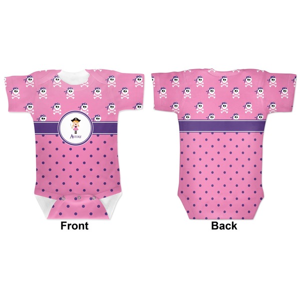 Pink Pirate Baby Bodysuit Approval