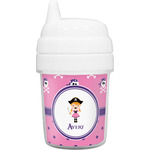 Pink Pirate Baby Sippy Cup (Personalized)