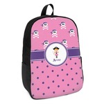 Pink Pirate Kids Backpack (Personalized)
