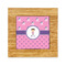 Pink Pirate Bamboo Trivet with Ceramic Tile Insert (Personalized)