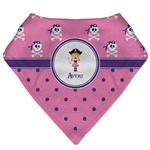 Pink Pirate Bandana Bib (Personalized)