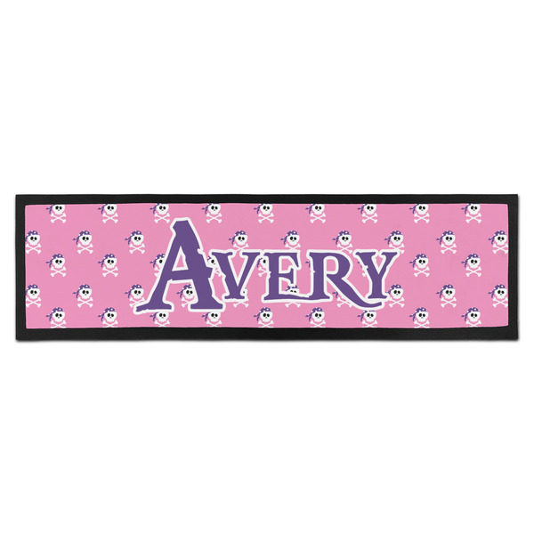 Custom Pink Pirate Bar Mat (Personalized)