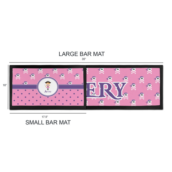 Pink Pirate Bar Mats - Sizing Chart