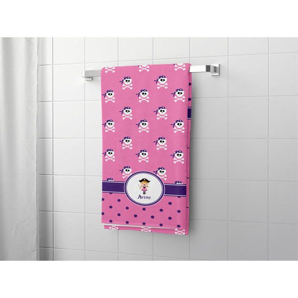 Pink Pirate Bath Towel - LIFESTYLE