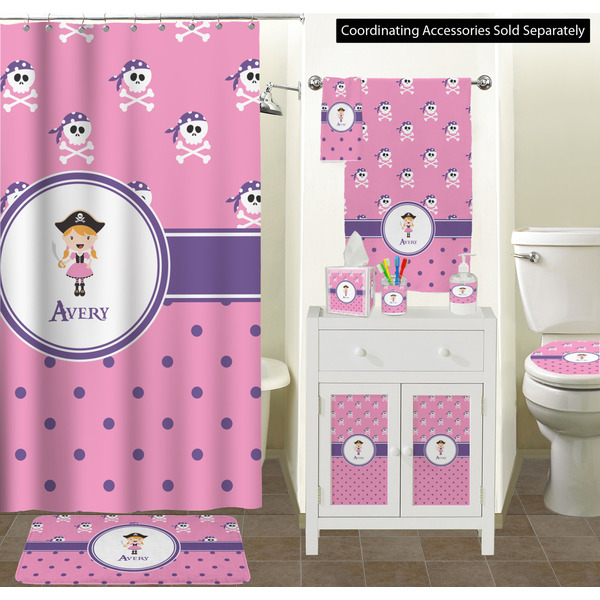 Pink Pirate Bathroom Scene
