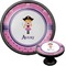 Pink Pirate Cabinet Knob (Black) (Personalized)
