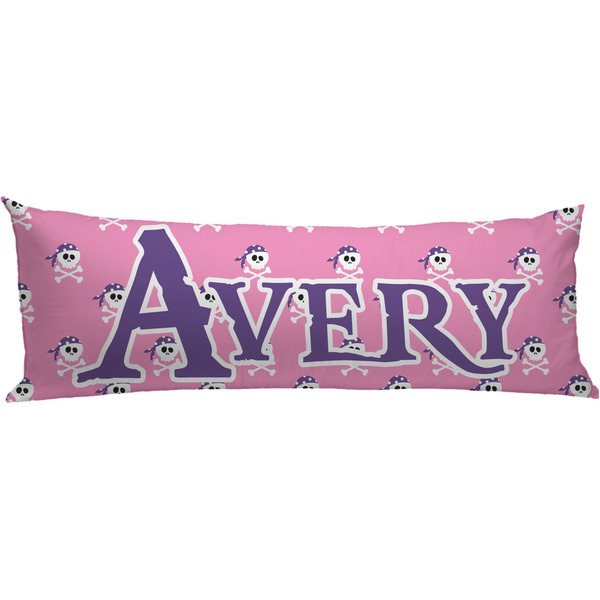 Custom Pink Pirate Body Pillow Case (Personalized)