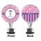 Pink Pirate Bottle Stopper - Front and Back