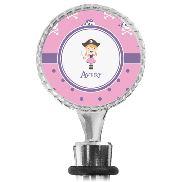 Pink Pirate Bottle Stopper Main View