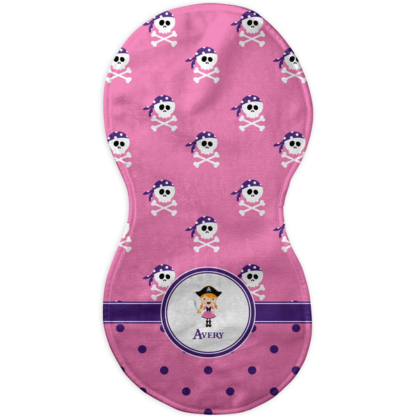 Pink Pirate Burp Peanut Shaped Flat