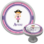 Pink Pirate Cabinet Knob (Personalized)