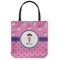 Pink Pirate Canvas Tote Bag - Small - 13"x13" (Personalized)
