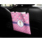 Pink Pirate Car Bag - In Use