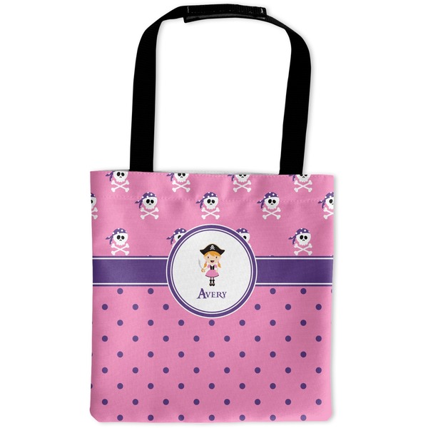 Custom Pink Pirate Auto Back Seat Organizer Bag (Personalized)