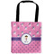 Pink Pirate Auto Back Seat Organizer Bag (Personalized)