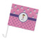 Pink Pirate Car Flag (Personalized)