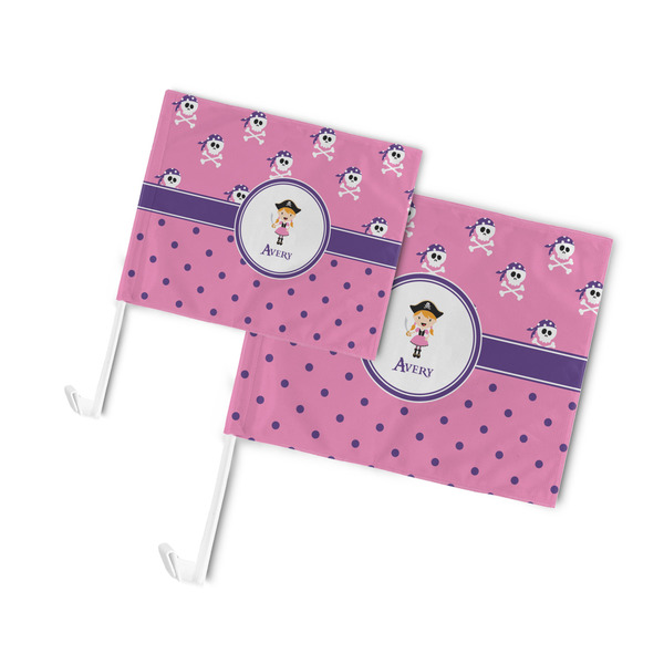 Pink Pirate Car Flags - PARENT MAIN (both sizes)