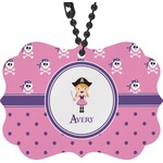 Pink Pirate Rear View Mirror Charm (Personalized)
