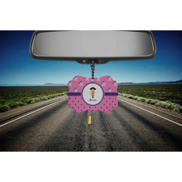 Pink Pirate Car Ornament (Road)