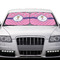 Pink Pirate Car Sun Shades - IN CONTEXT