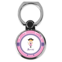Pink Pirate Cell Phone Ring Stand & Holder (Personalized)