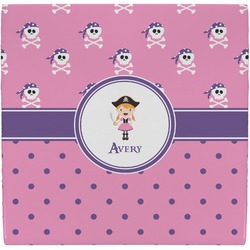 Pink Pirate Ceramic Tile Hot Pad (Personalized)